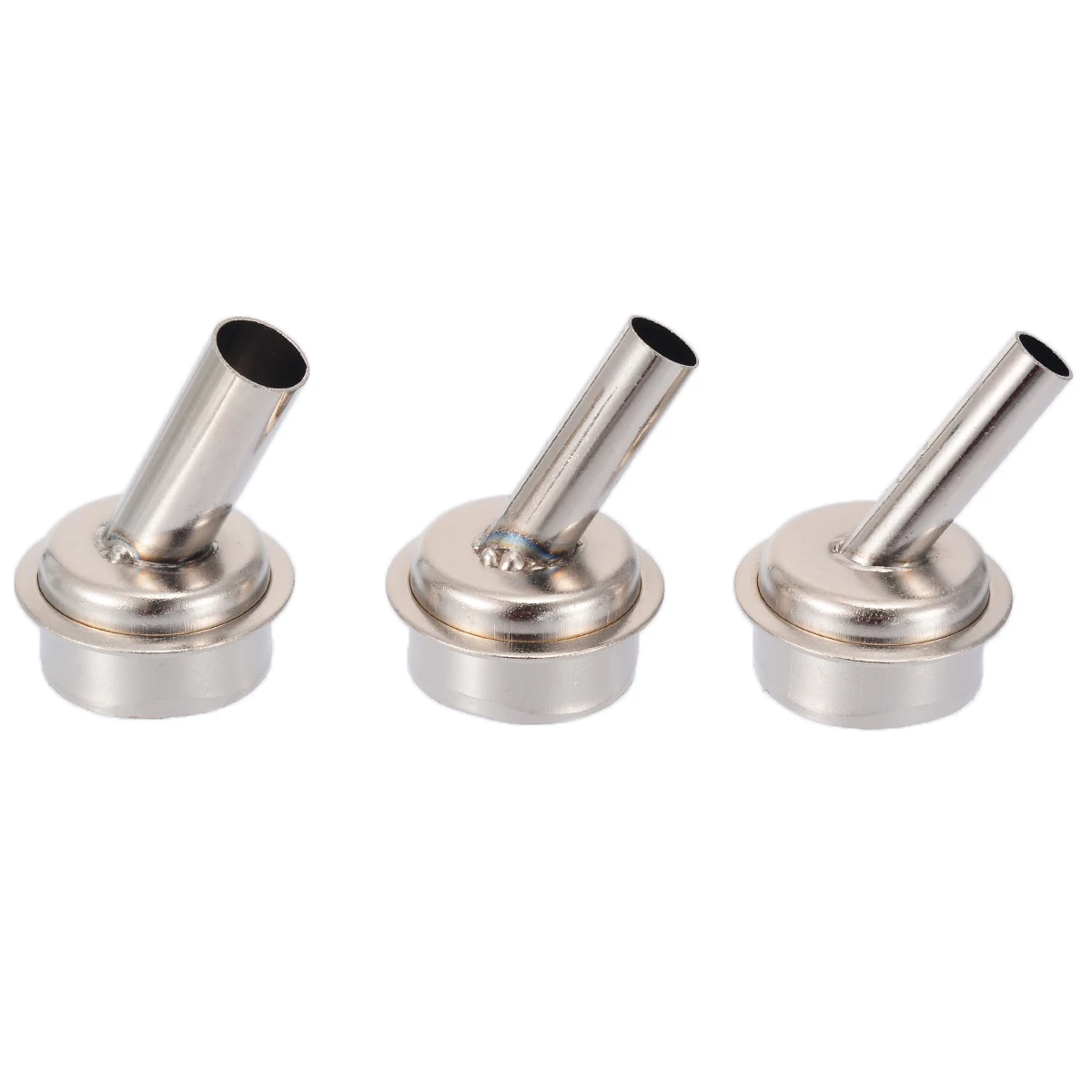 3pcs/Set 45 Degree Bent Curved Heat Nozzles 6/7/9mm Hot air Gun Nozzles for QUICK 861DW Soldering Station