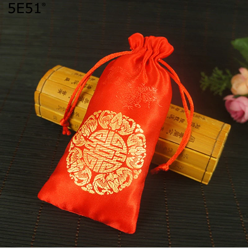 

Drawstring bag souvenir bag/Embroidery printed/Many uses