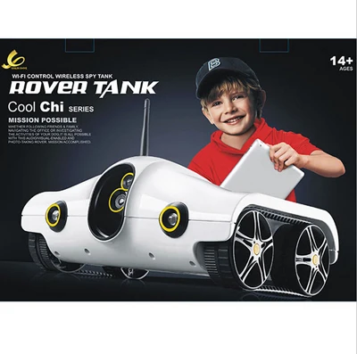 

Free shipping 2015 new Wifi Controll rc toys with wifi Camera WIFI Rover Tank for iPhone/ iPad/ iPod Tank rc car