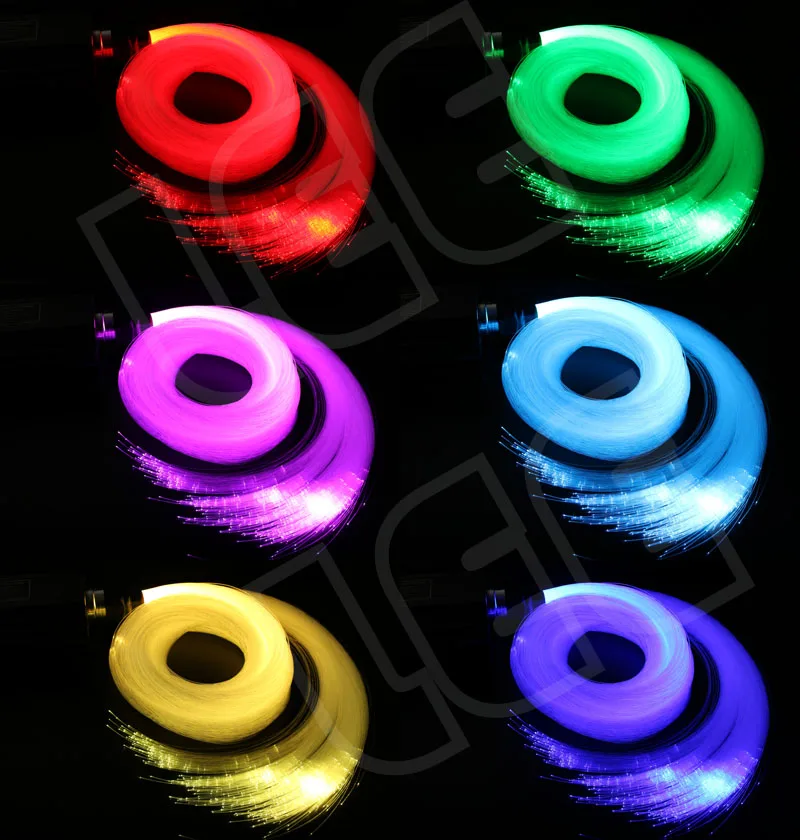 Светодиодный волоконно оптический двигатель DMX512 RGBW 90 Вт с пультом