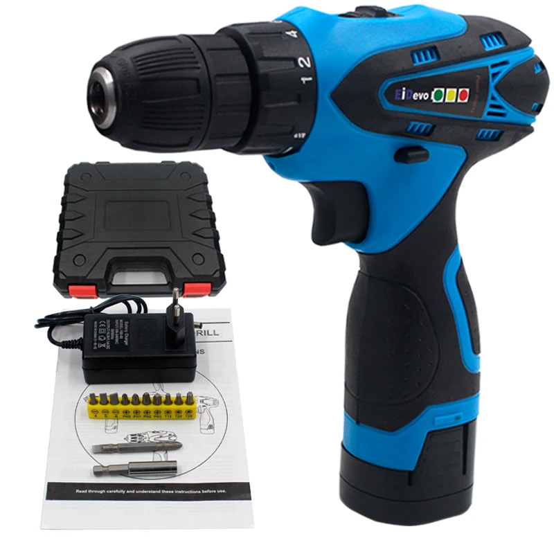 

EiDevo 16.8V Electric Cordless Screwdriver Lithium Rechargeable Battery Hand Mini Drill Plastic Box Power tools electric drill