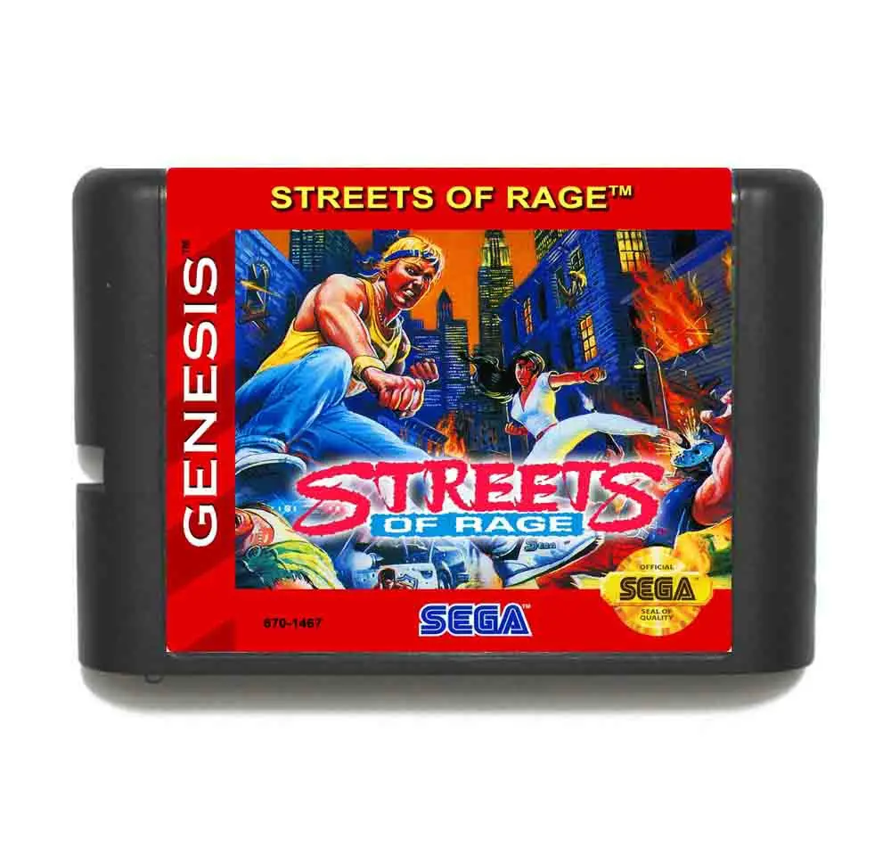 

Streets Of Rage 16 bit MD Game Card For Sega Mega Drive For Genesis