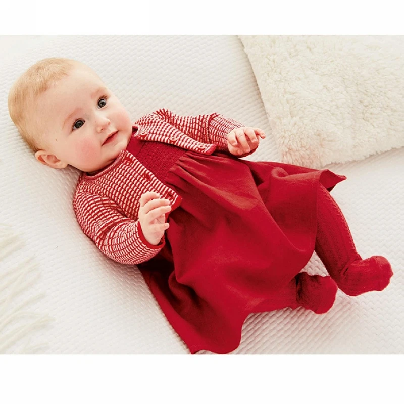 baby girl dress with cardigan