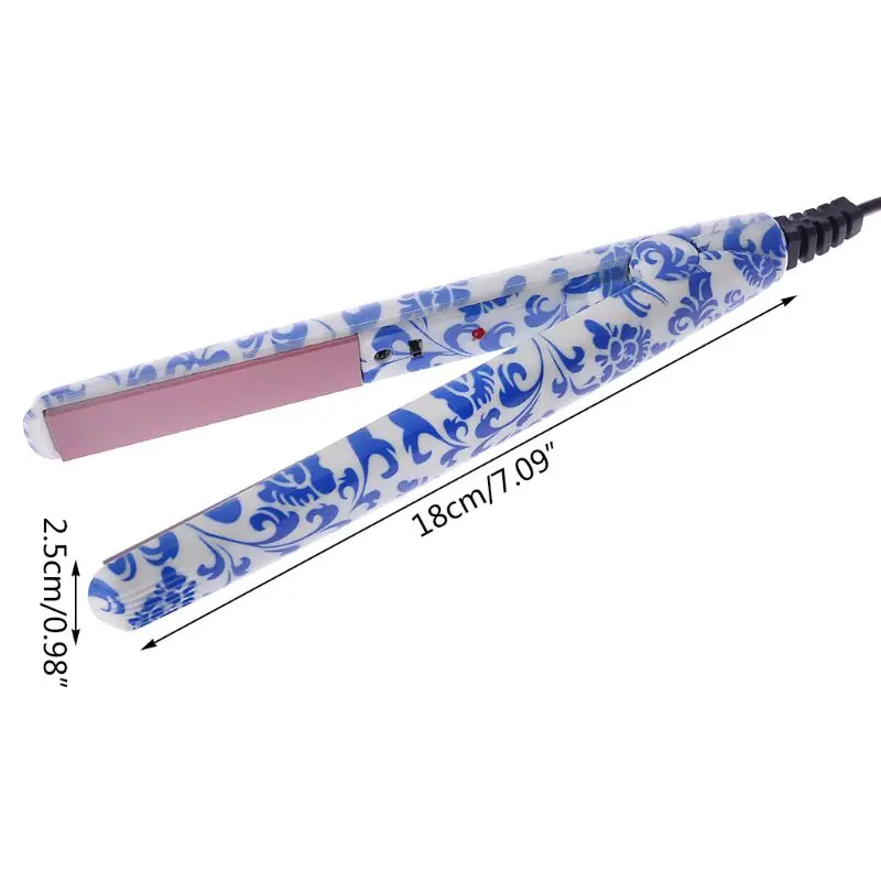Professional Ceramic Hair Straightener Steam Styler Flat Iron Styling Tools 100-240V 50-60Hz 18W Straightener US/UK/Car Cha