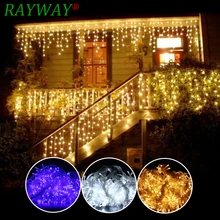 6M x 3M 600 LED Home Outdoor Holiday Christmas Decorative Wedding Xmas String Fairy Lights Garlands