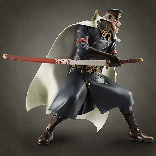

One Piece Prison Warden DX Shiliew Rain The Head Jailer Anime Action Figure Collection Toy 23cm