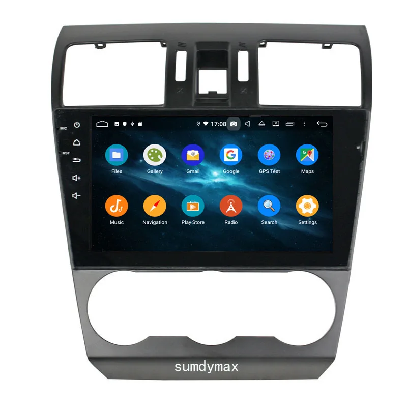 Excellent 1024*600 Octa Core RAM 4G ROM 64G Android 9.0 car audio Fit Subaru Forester 2013-2015 Car DVD Player Navigation GPS Radio 9