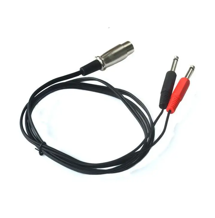 XLR 3 контактный разъем мама двойной 6 35 мм 1/4 &quotмоно штекер TRS аудио Y кабель|Кабели