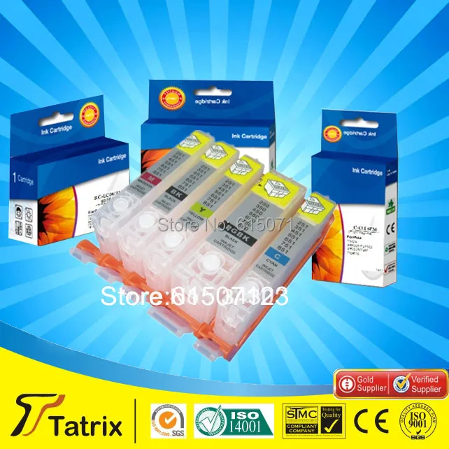 

PGI-250 Refillable ink cartridge For Canon Pixma IP7220 MG5420 MX922 printer ink with chips