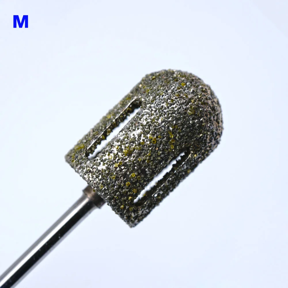 

2017 1PCS New 13*20mm traditional polishing cap used for the treatment of calluses diamond nail drill bit 3/32"