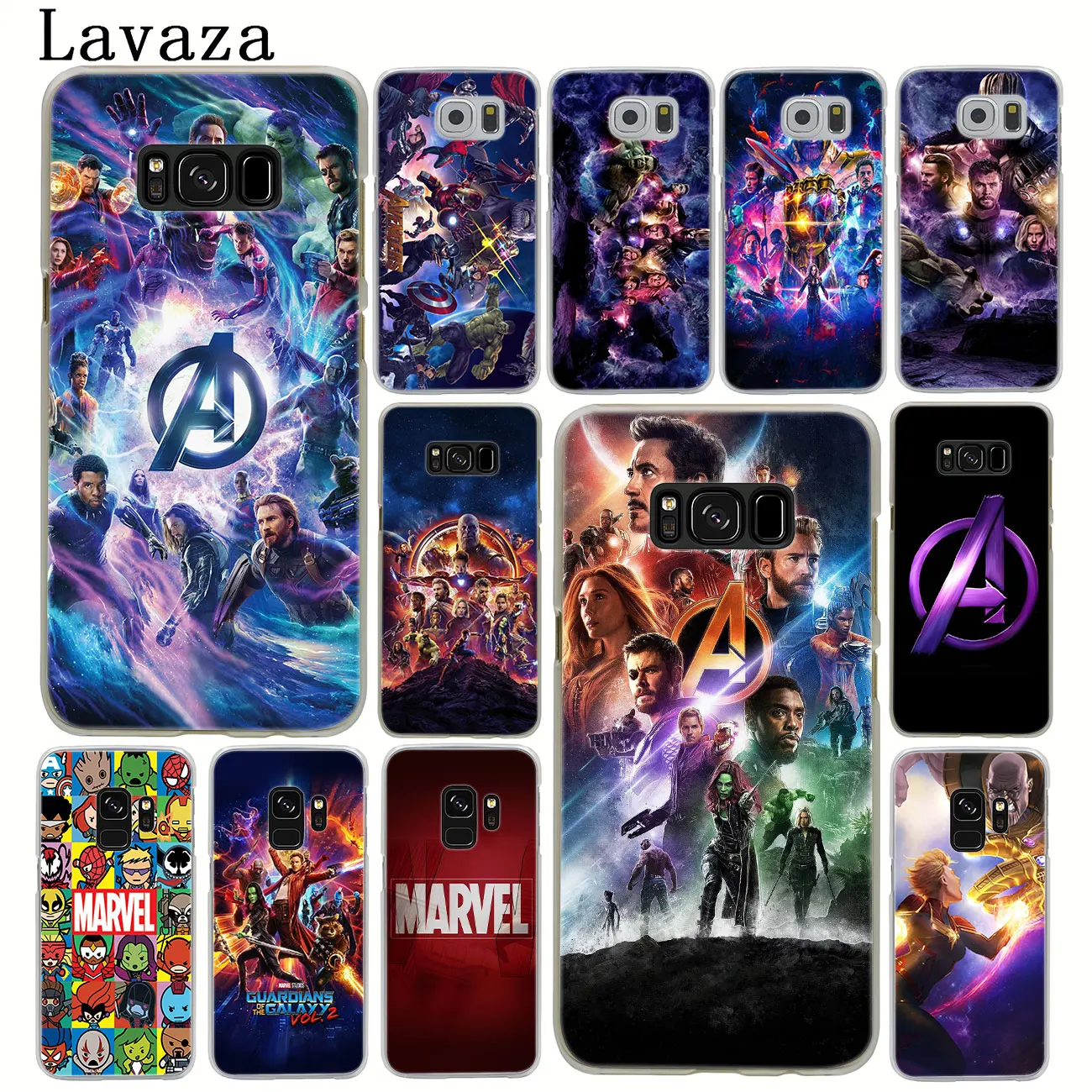 Твердый чехол для телефона Lavaza Avengers Endgame Marvel Captain America Samsung Galaxy S7 S6 Edge S8 S9 + S10 Plus