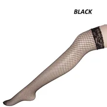 5 цветов Новое поступление сексуальные женские чулки Прозрачная сетка подарок на день Святого Валентина Черный Красный размера плюс