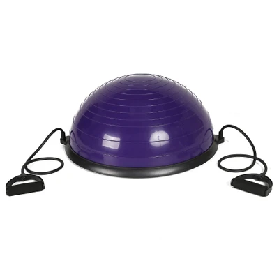 Yoga Фитнес половина баланс yoga мяч Бо Спидбол - Цвет: Фиолетовый