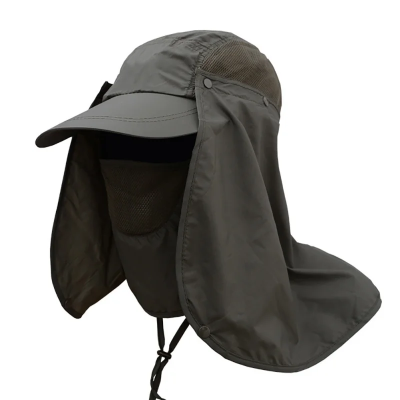 Открытый Спорт Кемпинг Туризм козырек шляпы для защиты от УФ-лучей лицо шеи крышка рыбалка Защита от солнца Protcet шапки