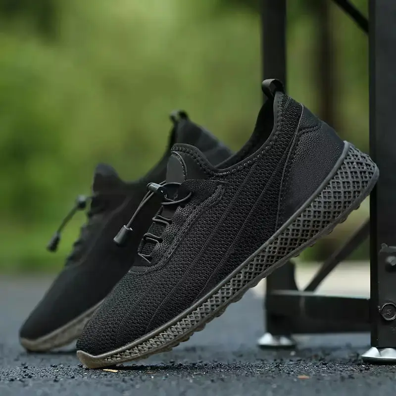 Woven Casual Red Black Shoes Men Breathable Male Shoes Tenis Masculino Flats Zapatillas Hombre Outdoor Shoes Sneakers NX48