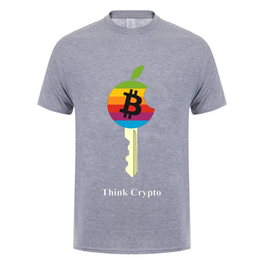 T Shirt Think Crypto Bitcoin Cryptocurrency T-Shirt Cool Round Neck Short Sleeve Tee Plus Size 3xl Men's Tee Shirt 100% Cotton T Shirt Think Crypto Bitcoin Cryptocurrency T-Shirt Cool Round Neck Short Sleeve Tee Plus Size 3xl Men's Tee Shirt 100% Cotton