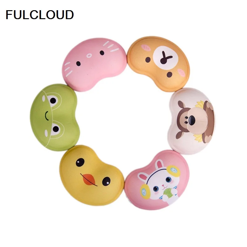 Подушка для мыши FULCLOUD 70*110*20 мм в форме сердца с милыми мультяшными животными