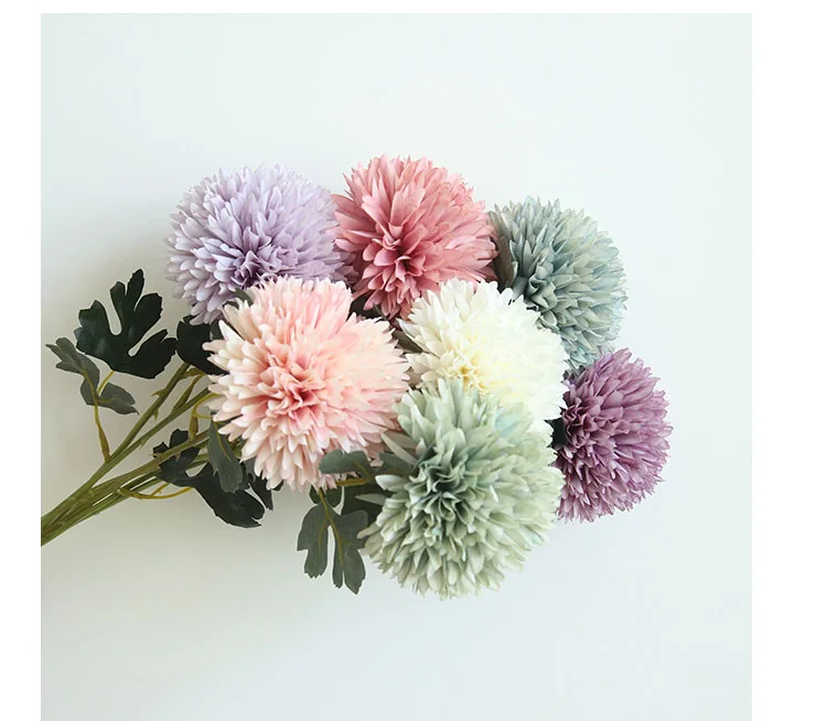 artificial flowers ball pompom  (9)