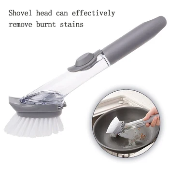 

Dishwasher Brush with Handle Kitchen Dish Scrubber Dishwashing Scrubber Sink Scrub Brush Home Cleaning Tools Kitchen Accessories