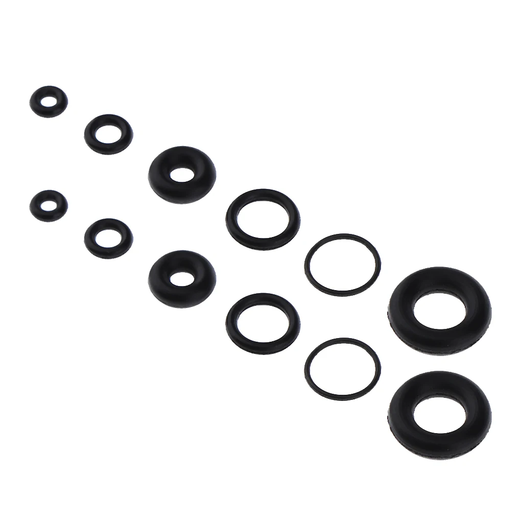 MagiDeal 4 комплекта черное уплотнительное кольцо резиновые уплотнения для аэрографа внутреннее уплотнительное кольцо