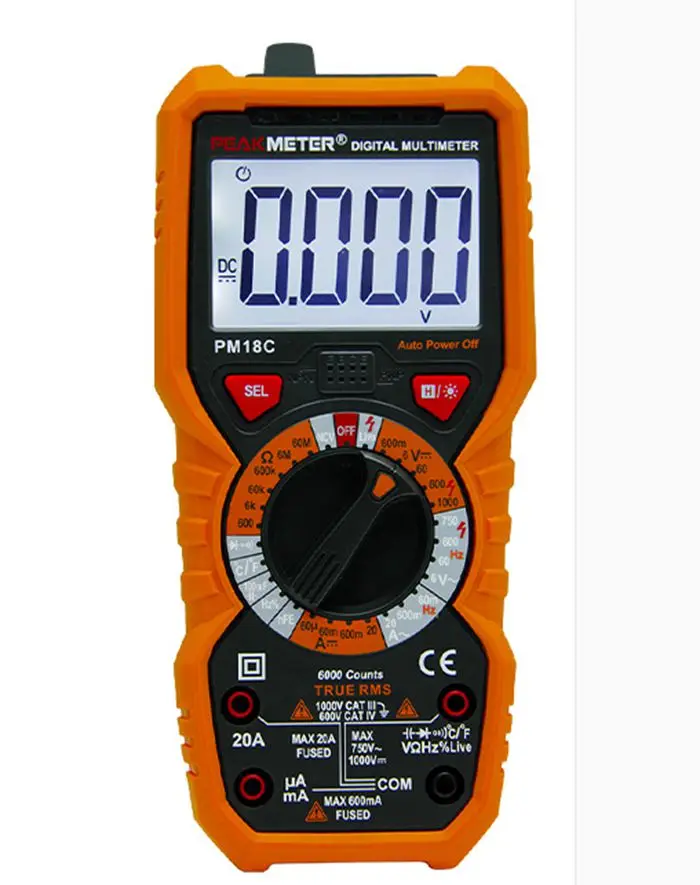 PEAKMETER-PM18C-digital-multimeters-convenient-and-safe-diode ...