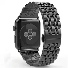 Men’s Quality Stainless Steel Apple Watch Band For Apple Watch4/3/2/1 Two-Button Folding Clasp For Iwatch Series 44/42/40/38mm