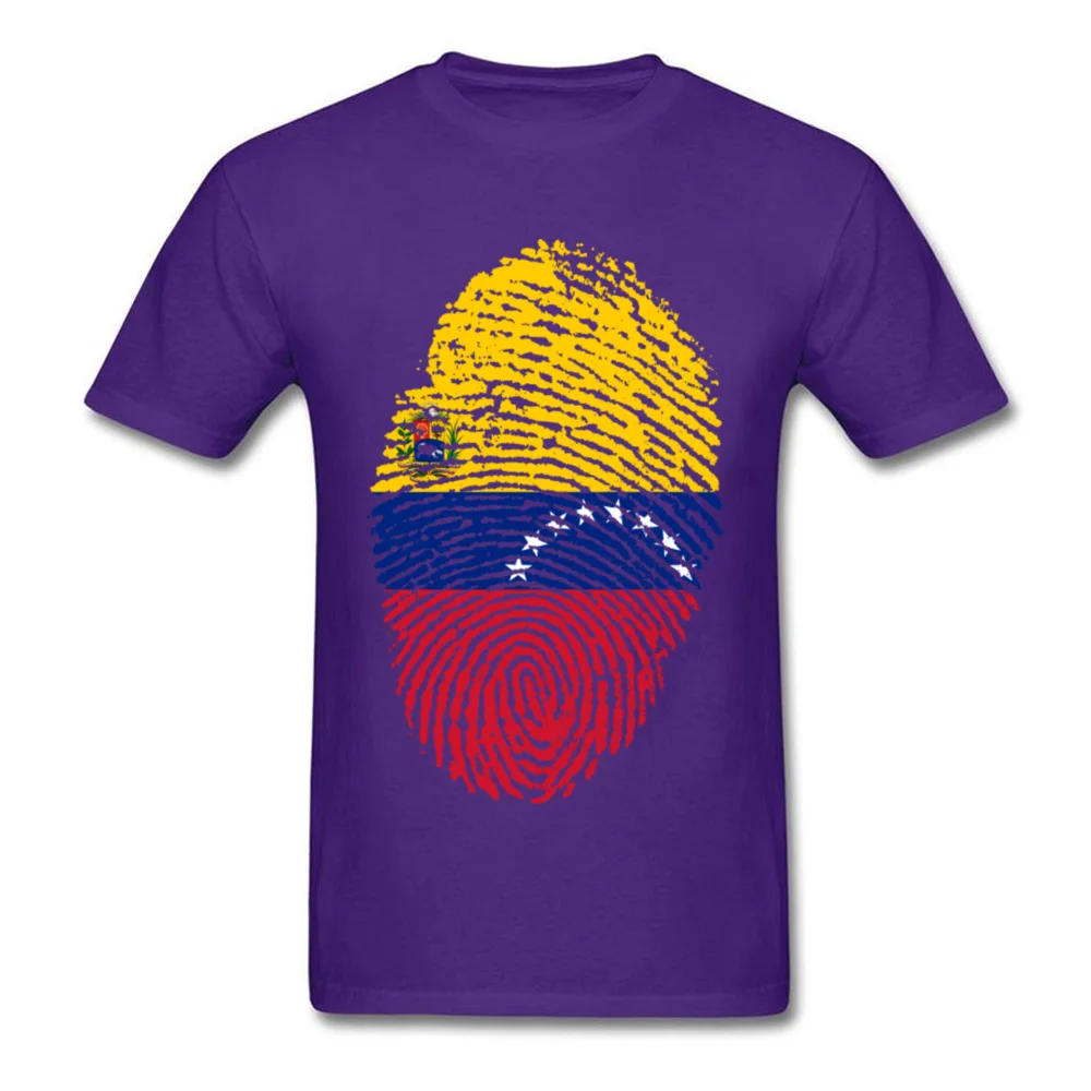 Venezuela Flag Fingerprint_purple