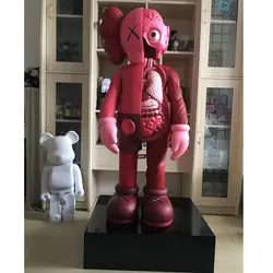 130 см KAWS 4FT OriginalFake Брайан BFF Китай Красный рассеянный Companion Street книги по искусству ПВХ фигурку Модель украшения X1127