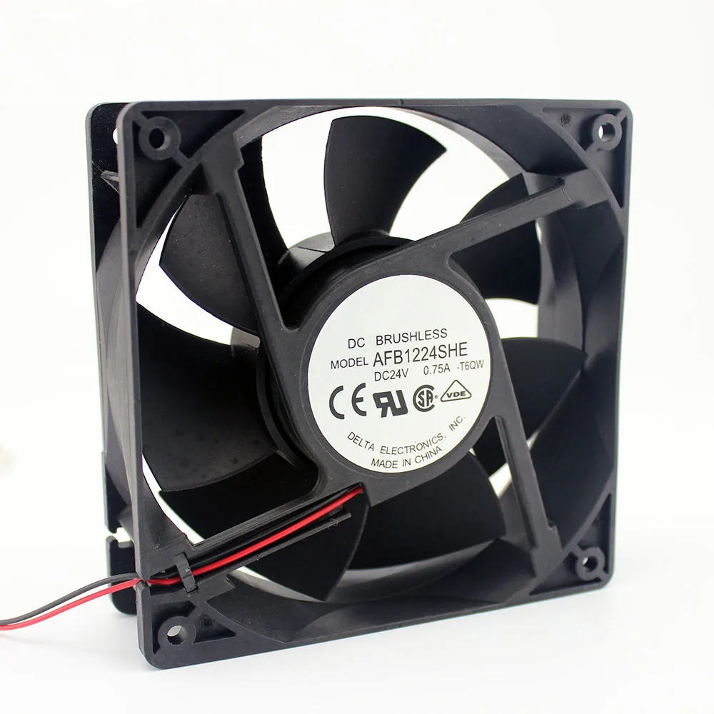 Для AFB1224SHE 12 см 120 мм 1238 12038 DC 24 V 0.75A вентилятор для сервера инвертор процессорного кулера охлаждения поклонников