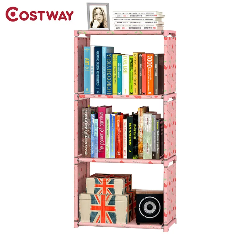 

COSTWAY Bookshelf Storage Shelve for books Children book rack Bookcase for home furniture Boekenkast Librero estanteria kitaplik