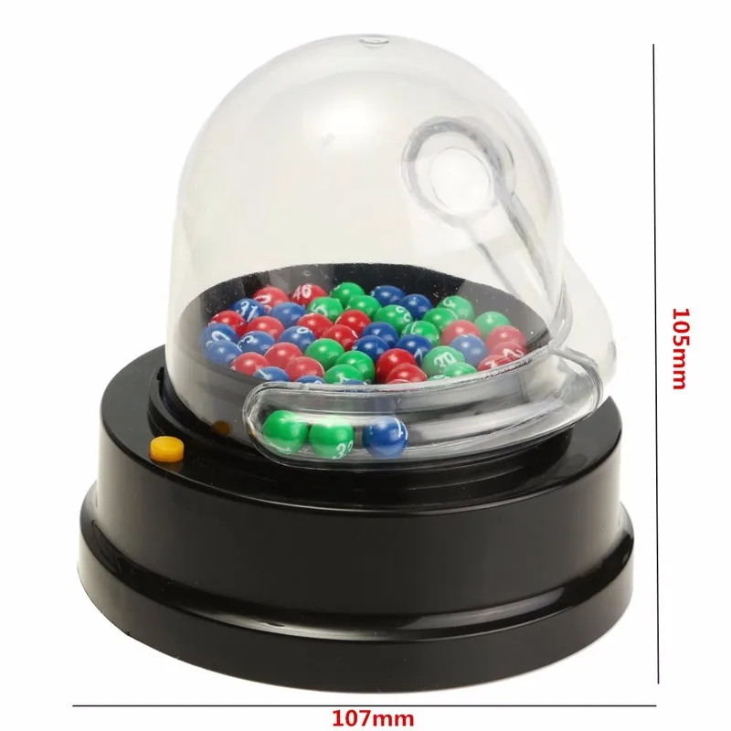  Hot Sale Party Games Electric Lucky Number Picking Machine Mini Lottery Bingo Games Shake Lucky Bal