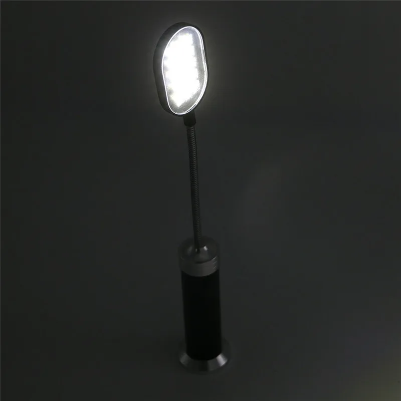 SANYI 15 SMD светодиодный гибкий фонарик для чтения, вращение на 360 градусов, магнитное рабочее освещение для учебы, настольная лампа, удобное использование AAA