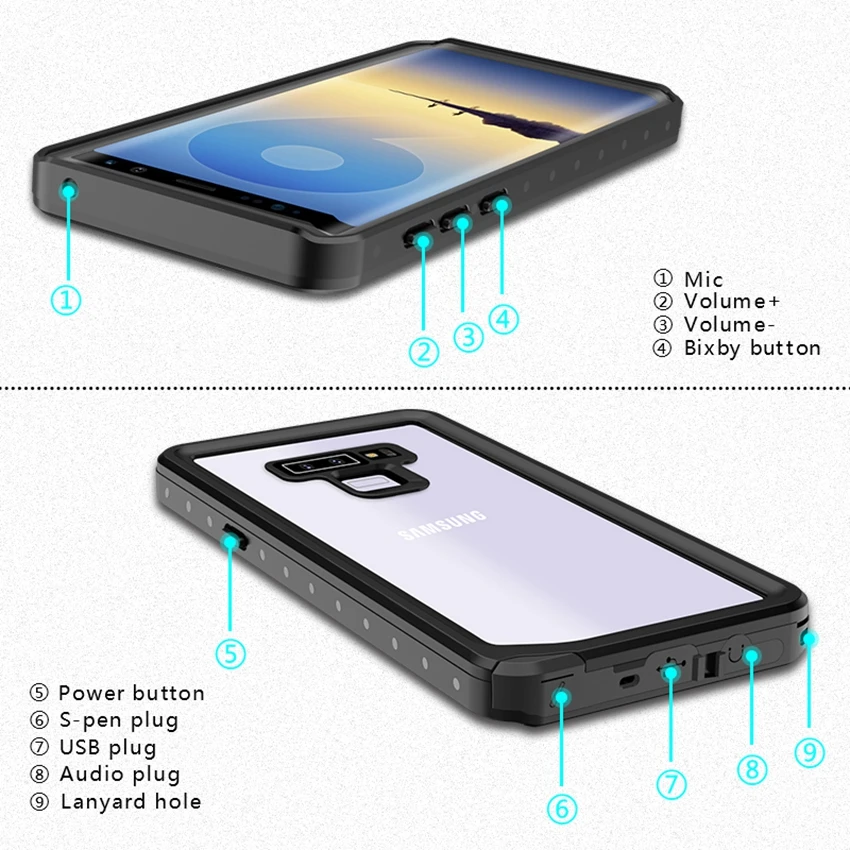note 9 waterproof case (17)