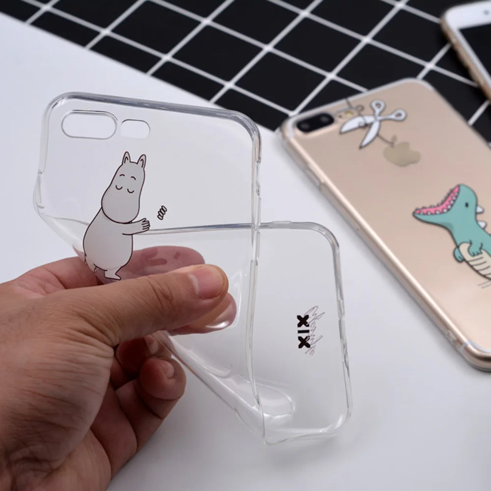 XIX for Funda iPhone X Case 5 5S 6 6S 7 8 Plus X XS Max XR Cute Dinosaur for Cover iPhone 7 Case Soft TPU for Capa iPhone 8 Case