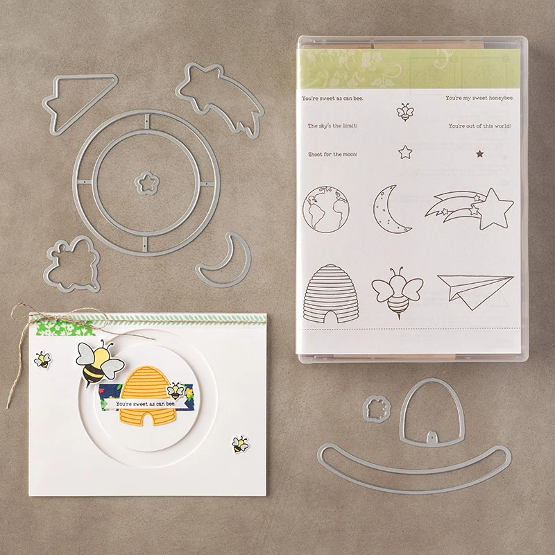 

CH Shooting Star Wood Metal Cutting Dies and stamps DIY Scrapbooking Card Stencil Paper Craft Handmade Album Handbook Decoration