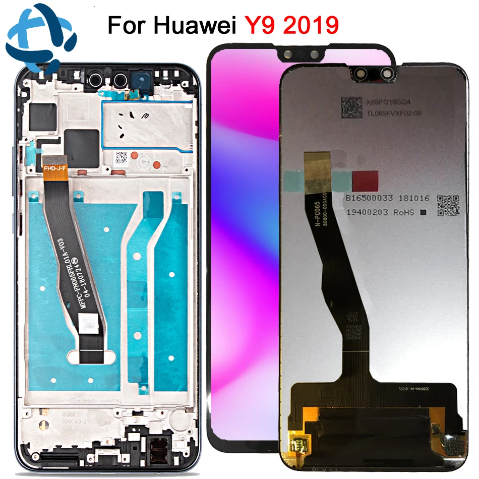 New 6.5ɿor Huawei Y9 2019 LCD DIsplay Touch Screen Digitizer Assembly JKM-LX1 JKM-LX2 JKM-LX3 enjoy 9 plus replacment | Мобильные