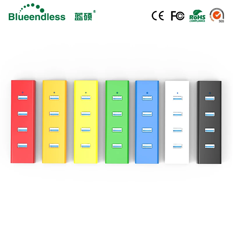 Blueendless H405U3 USB 3.0 HUB 4 Ports Super Speed 5GBPS USB Splitter with ON/OFF For Computer Peripherals Accessories Blueendless H405U3 USB 3.0 HUB 4 Ports Super Speed 5GBPS USB Splitter with ON/OFF For Computer Peripherals Accessories