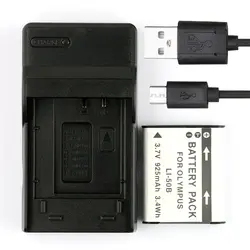 Lanfulang LI-50B LI50B Батарея (1 упак.) micro USB Зарядное устройство для Olympus Tough TG-610 TG-620 TG-630 TG-805 TG-810 IHS