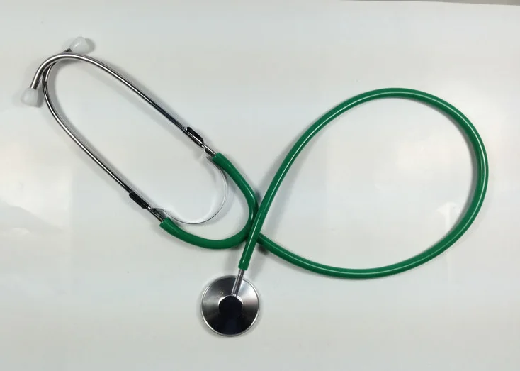 Профессиональный стетоскоп для взрослых и детей с одной головкой, медицинский стетоскоп с двойной головкой - Цвет: Green