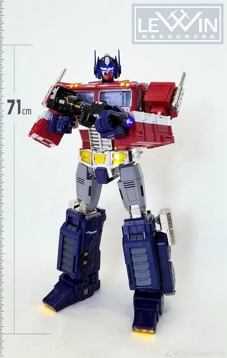 

Lewin Resources Lewin-01 Lewin01 MP-10 MP10 OP Oversized 71cm w/ LED Action Transformation Figure