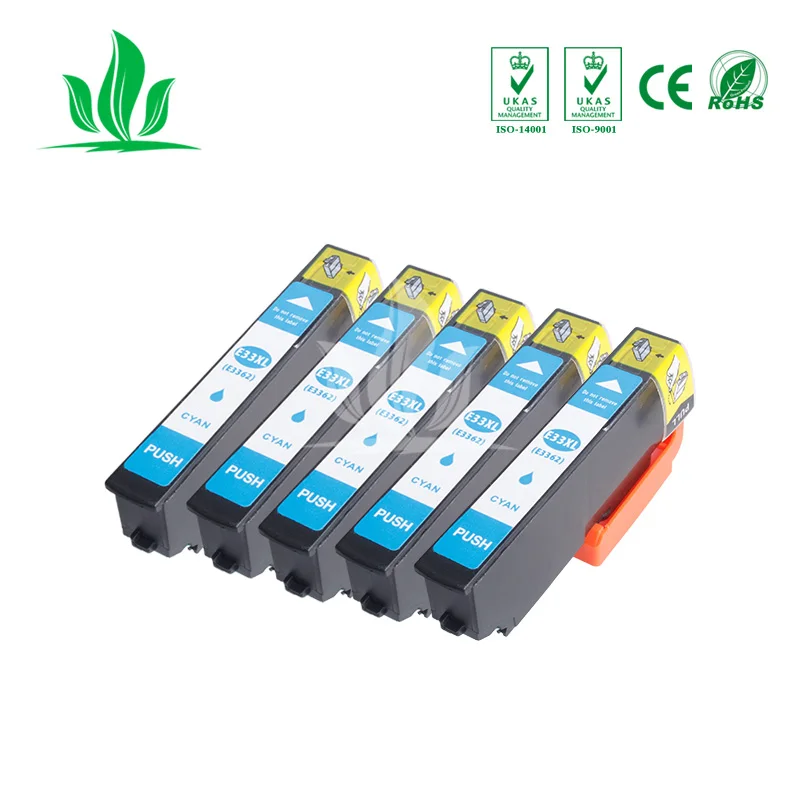 

T3351 5pcs Compatible Ink Cartridge for Epson XP-900 XP-530 XP-630 XP-830 XP-635 XP-540 XP-640 XP-645 Printer