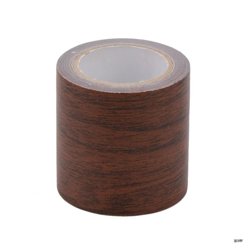 PENG 5M Roll Réaliste Woodgrain Repair Adhensive Duct Tape 8 Colours for Furniture 
