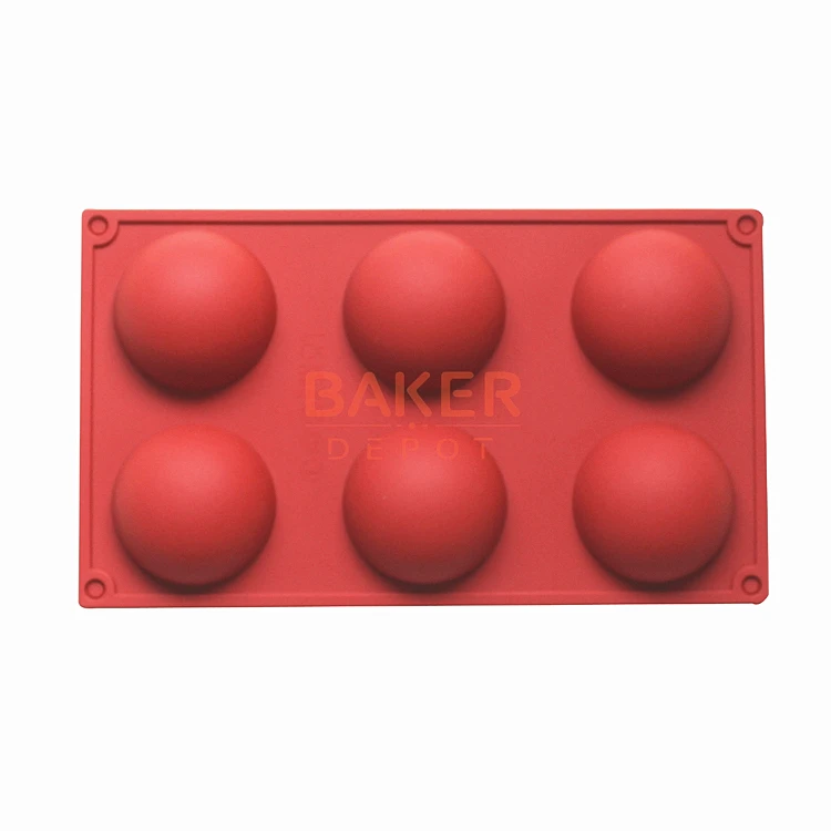 6 even the large domed  DIY silicone cake mold soap mold Jelly pudding silicone chocolate molds CDSM-216