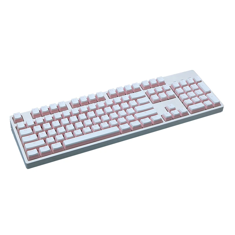 JKDK pudding pbt doubleshot keycap oem задний светильник механическая клавиатура молочно белый