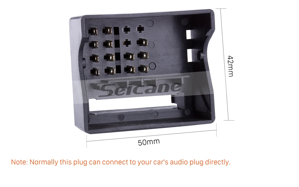Wiring diagram Audio Seilbahn Stereo Kabelbaum Stecker Adapter f&uuml;r VOLKSWAGEN / AUDI / PASSAT / Sagitar / S&uuml;&szlig;igkeiten / Magotan / BMW / FORD Focus / KIA Sportage / A4