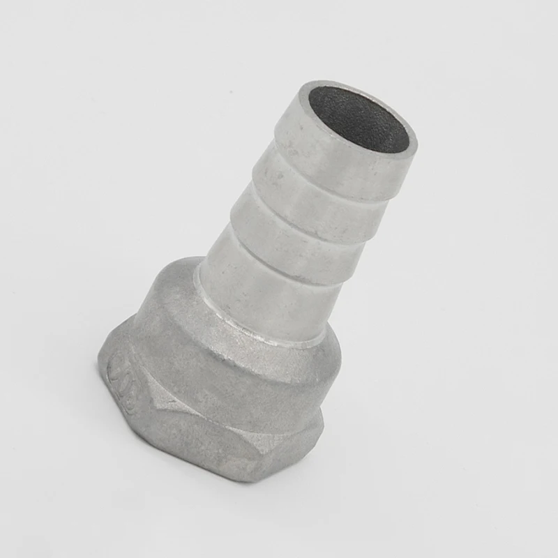 

1" BSP Female Thread x 32mm Hose Barb Tail 304 Stainless Steel Hex Hose Nipple Barbed Pipe Fitting Connector For Water Oil Air