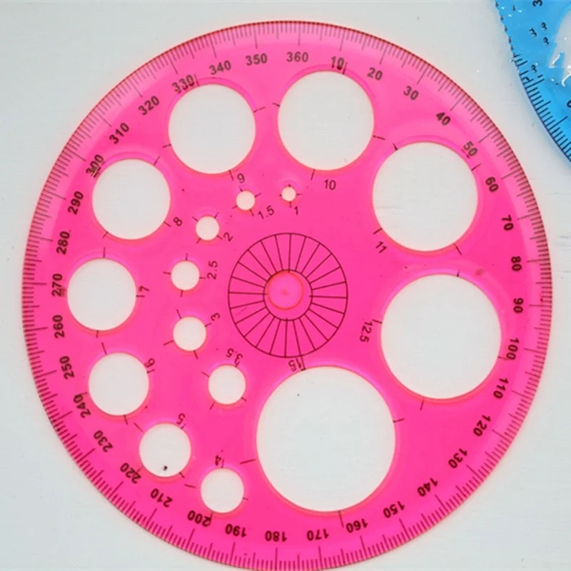 Круглая линейка для кожи бумаги ткани 360 градусов|tools for patchwork|patchwork toolsruler foot |
