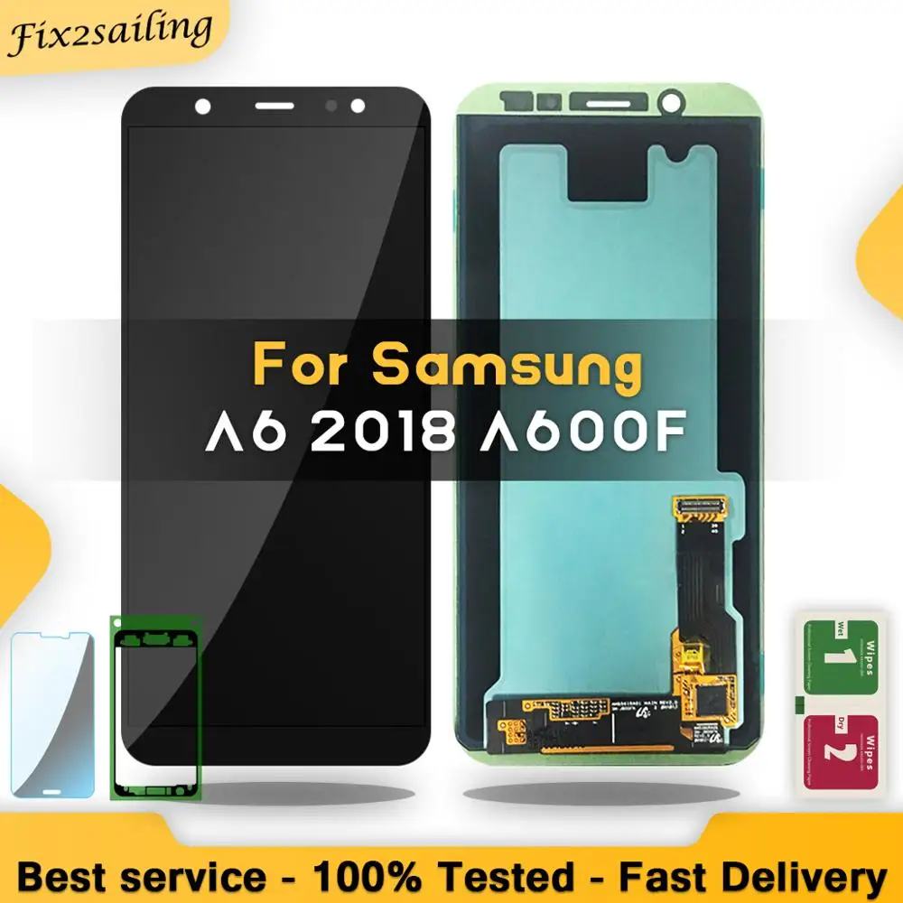

OLED LCD For Samsung Galaxy A6 A600 2018 LCD A600 A600F A600FN LCD Display Touch Screen Digitizer Replacement