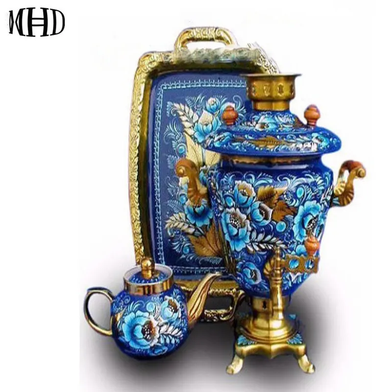 Алмазная 5D картина сделай сам MHD с квадратными и круглыми стразами 3d вышивка