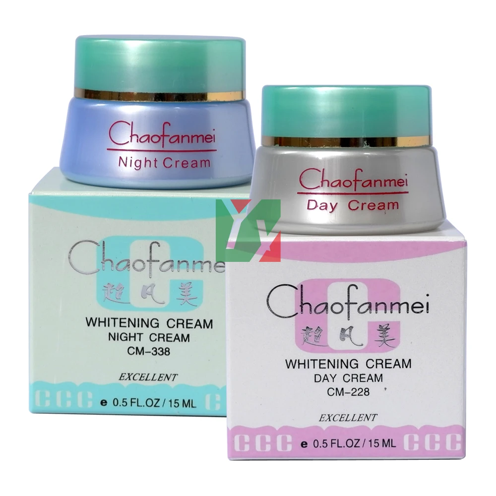 

Yanko Chaofanmei whitening day + night cream for face skin care 2pcs/set